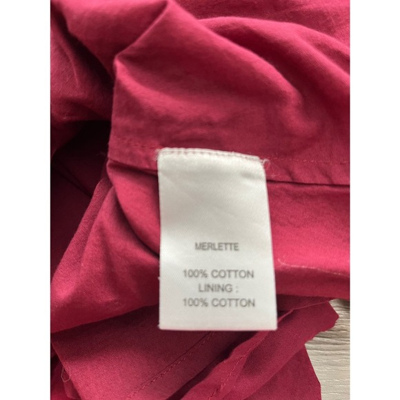 Merlette Maroon Dress - X-Small - Picture 9 of 9